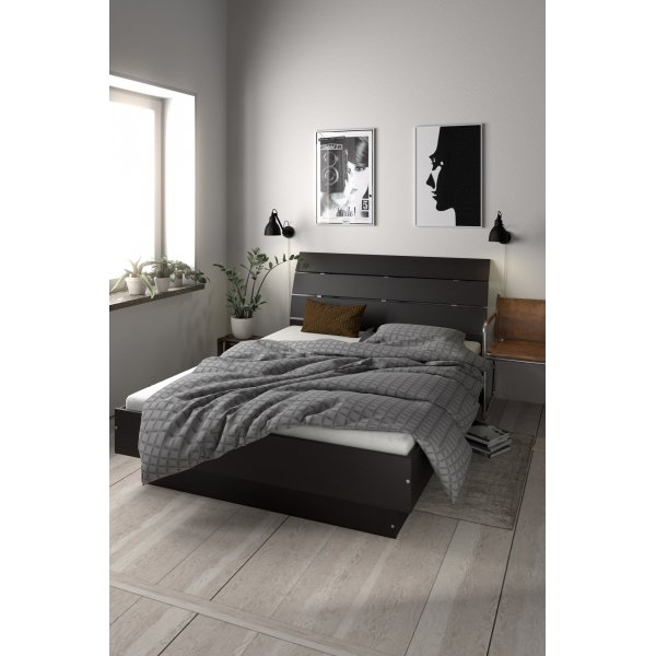 Naia bed 154 x 203 cm - Koffie