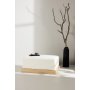 Ivy sittpuff - Vit boucle