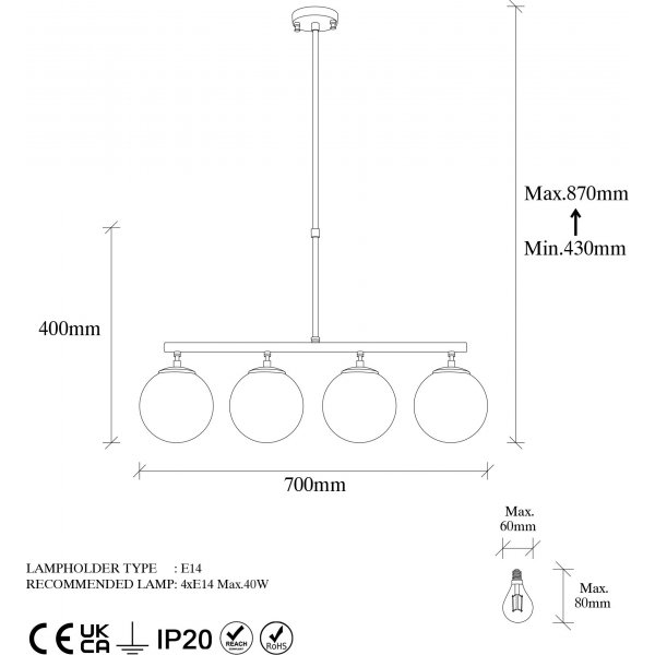 Plafonnier à facettes 10430 - Noir/antique Plafonnier à facettes 10430 - Noir/antique