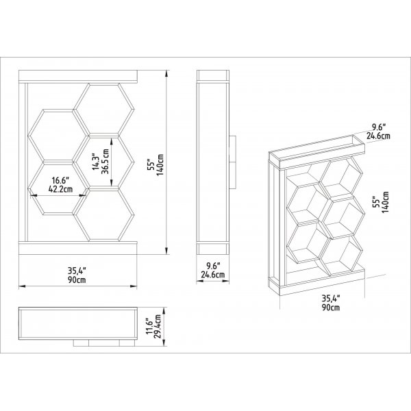 Bibliothèque Artémis - Blanc Bibliothèque Artémis - Blanc