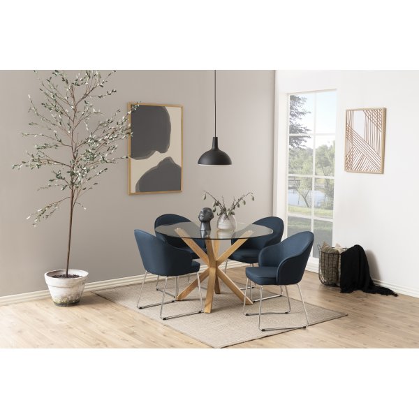 Heaven eettafel 119 cm - Eiken