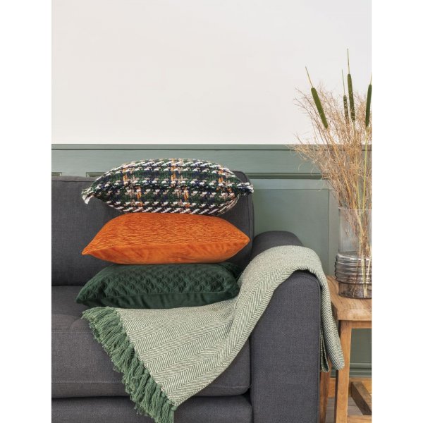 Plaid Cort - Vert/blanc Plaid Cort - Vert/blanc