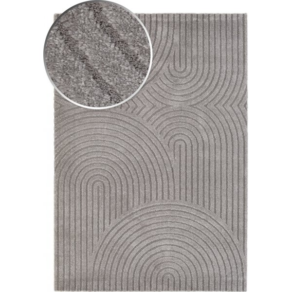 Tapis tissé à la machine Genova Zen Gris Tapis tissé à la machine Genova Zen Gris