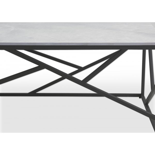 Table basse Kosmos 120 x 60 cm - Marbre gris/noir Table basse Kosmos 120 x 60 cm - Marbre gris/noir