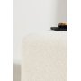 Ivy sittpuff - Vit boucle