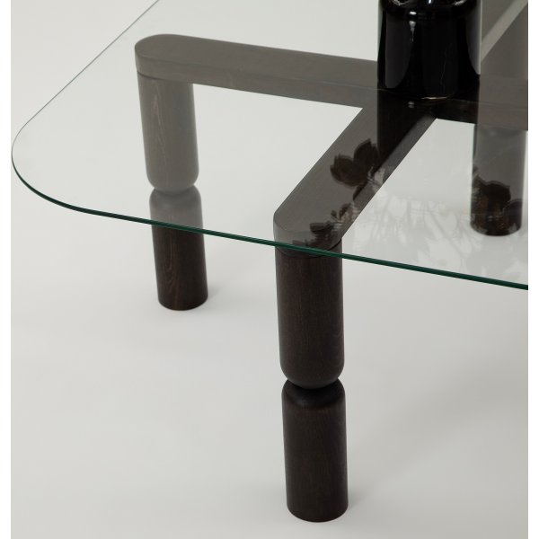 Kei salontafel 80 x 80 cm - Antraciet Kei salontafel 80 x 80 cm - Antraciet