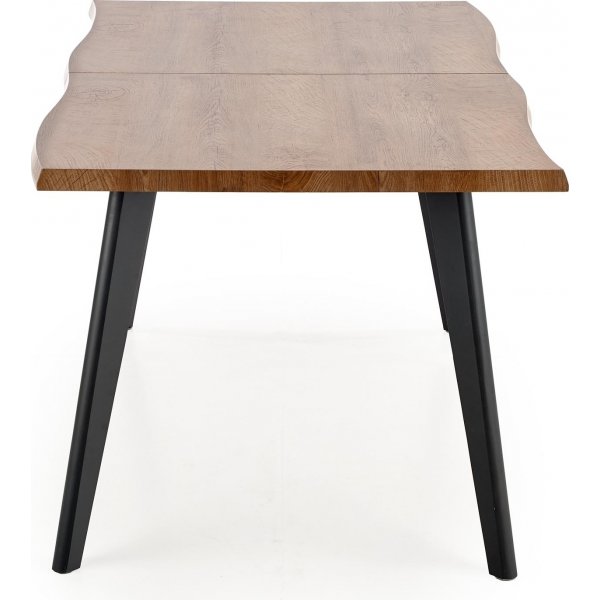Horst matbord 120-180 x 80 cm - Ek/svart Horst matbord 120-180 x 80 cm - Ek/svart