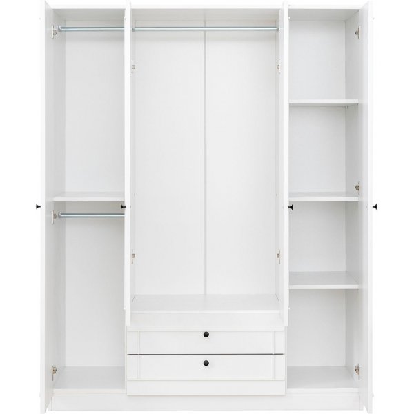 Armoire Lia 140 x 52 x 210 cm - Blanc Armoire Lia 140 x 52 x 210 cm - Blanc