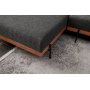 Liva divansoffa hger - Antracit