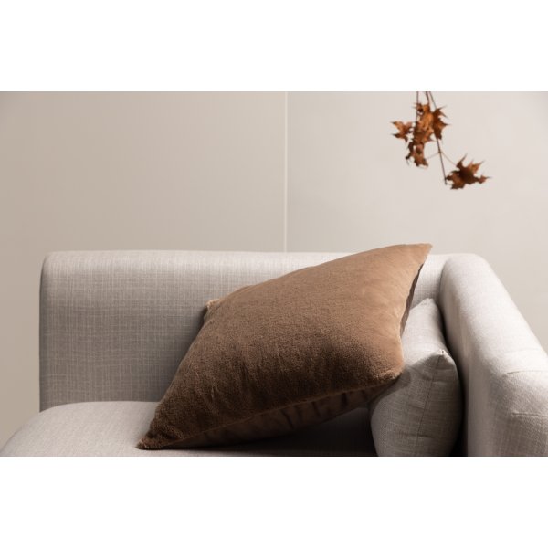 Thea kuddfodral 50 x 50 cm - Brun