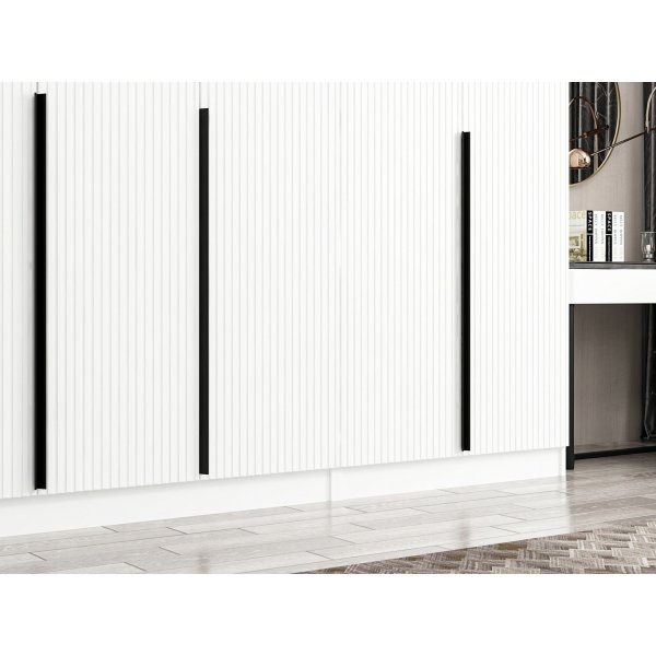 Cikani garderob 315x52x210 cm, variant A - Vit Cikani garderob 315x52x210 cm, variant A - Vit