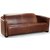 Canap cuir 3 places Vintage Corniche