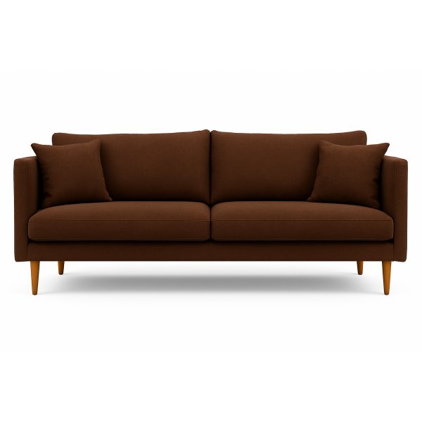 stermalm 3-sits soffa - Mrkbrun chenille