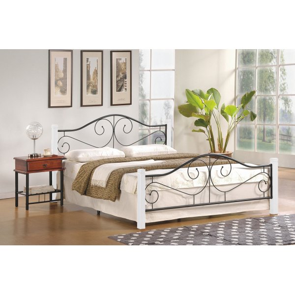 Litzy bedframe 160x200 cm - Wit