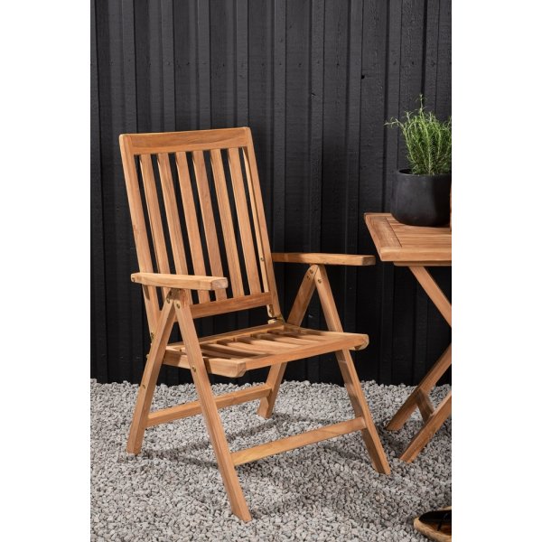 Kenya utematgrupp med 2 st Kenya positionsstolar - Teak Kenya utematgrupp med 2 st Kenya positionsstolar - Teak