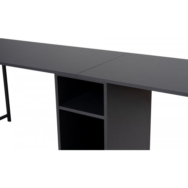 Twin skrivbord - Antracit/svart Twin skrivbord - Antracit/svart