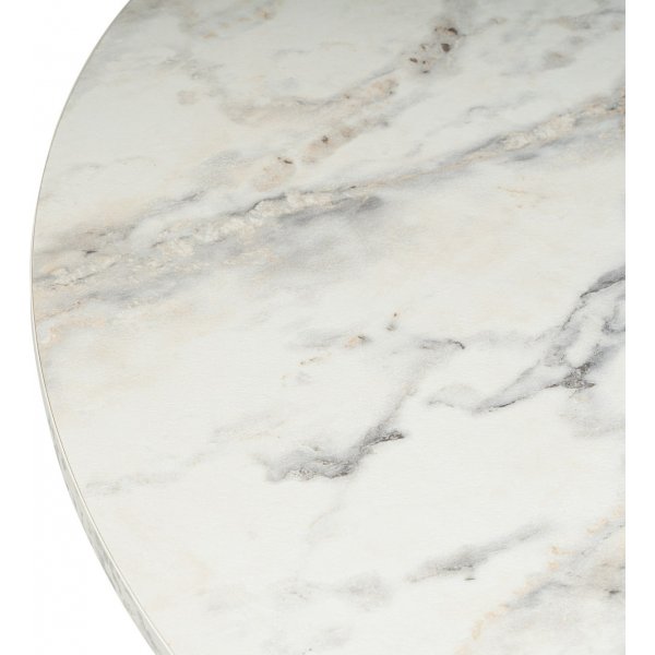 Nova soffbord Ø80 cm - Vit marmor Nova soffbord Ø80 cm - Vit marmor