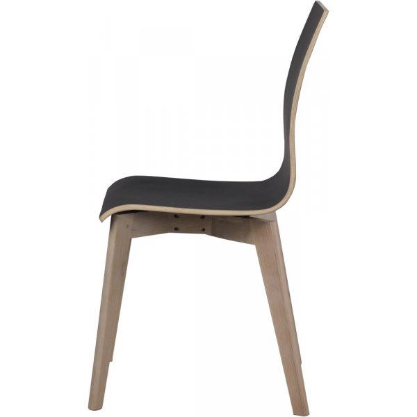 Rowico Grace stol - Svart/whitewash ek Rowico Grace stol - Svart/whitewash ek