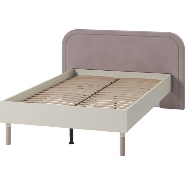 Harmony bedframe 120 x 200 cm - Kasjmier/truffel