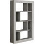 Luvio bokhylla 22 - Silver/antracit