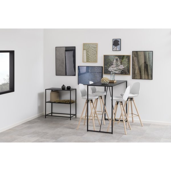 Oslo barstol 105 cm - Vit PU Oslo barstol 105 cm - Vit PU