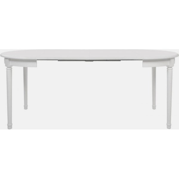 Table  manger Lucan 4 95-195 x 95 cm - Blanc