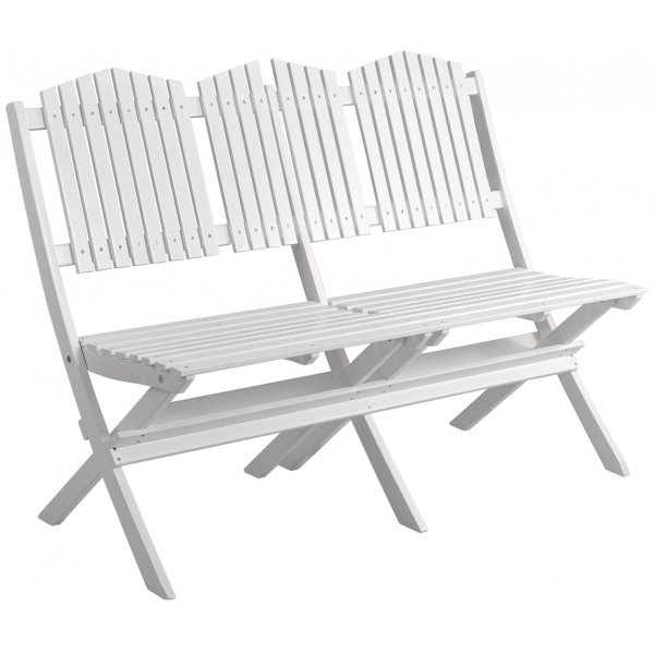 Haväng klassieke witte buitengroep; bank, tafel en 2 stoelen Haväng klassieke witte buitengroep; bank, tafel en 2 stoelen