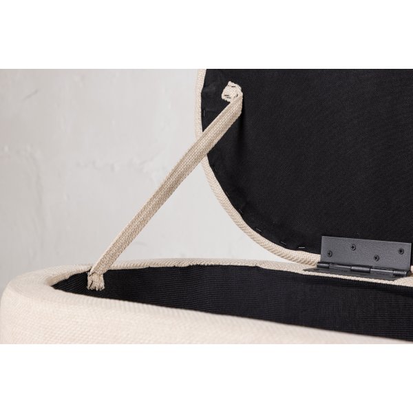 Pouf Potenza - Blanc cassé Pouf Potenza - Blanc cassé