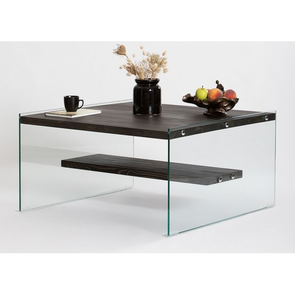 Aqua salontafel 75 x 75 cm - Antraciet Aqua salontafel 75 x 75 cm - Antraciet