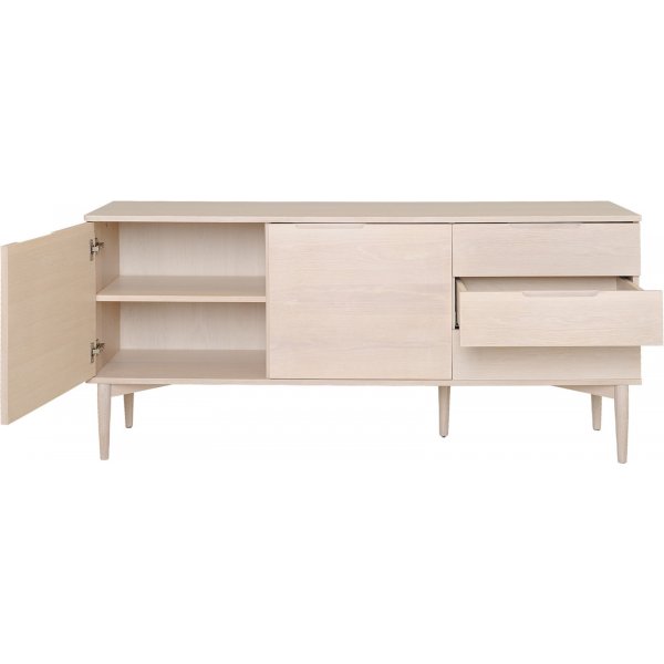 Buffet Karmöy - Placage chêne pigmenté blanc Buffet Karmöy - Placage chêne pigmenté blanc