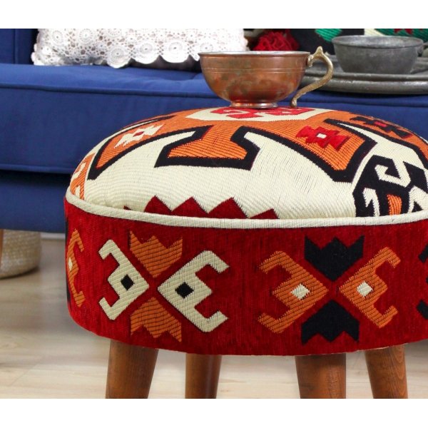 Melik sittpuff 1 - Flerfärgad Melik sittpuff 1 - Flerfärgad