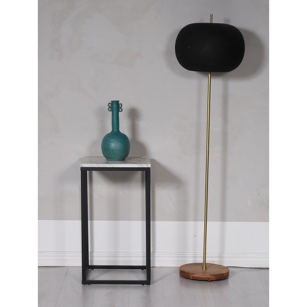 Sängbord ljus marmor foliering 72 cm högt Sängbord ljus marmor foliering 72 cm högt