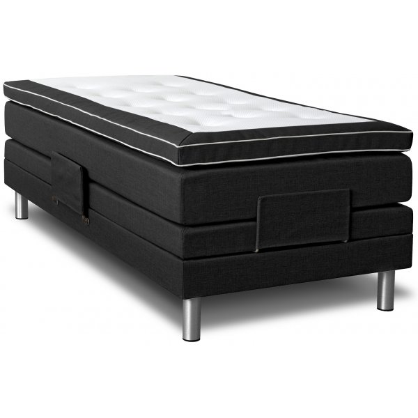 Verstelbaar bed zwart 7-zone