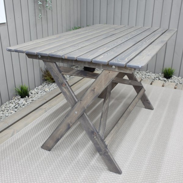 Knohult matbord 125 cm - Grå Knohult matbord 125 cm - Grå