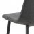 Chaise de salle  manger Celia - Gris fonc