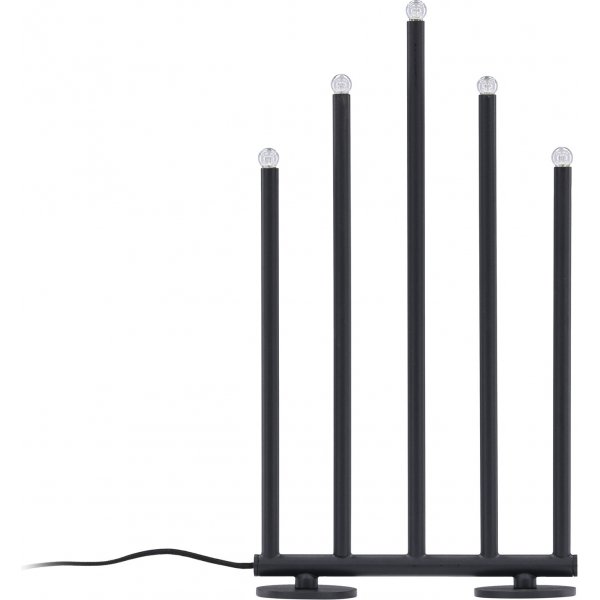 Bjrnfjllet ljusstake 22 x 42 cm - Svart