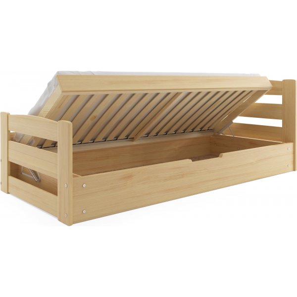 Ernie juniors�ng med f�rvaring 90 x 200 cm - Valfri f�rg