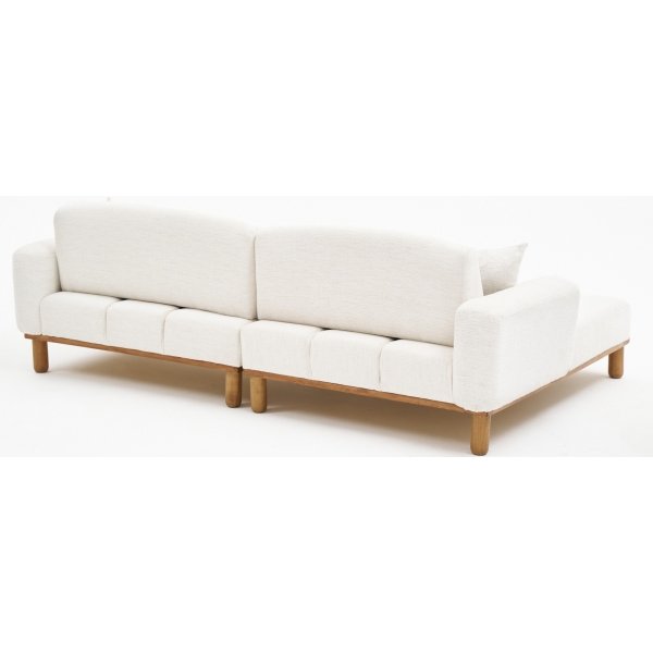 Canapé divan Reims gauche - Crème Canapé divan Reims gauche - Crème