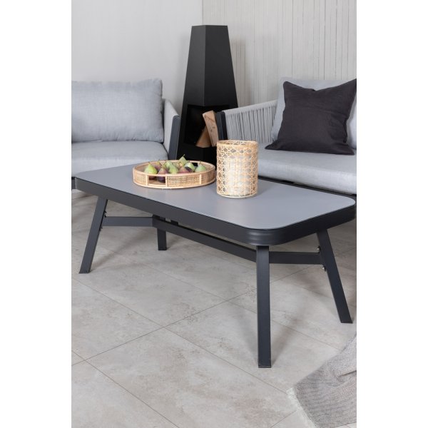 Groupe de canapés Virya - Noir/Gris Groupe de canapés Virya - Noir/Gris