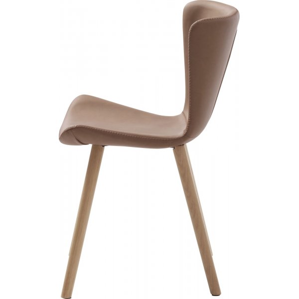 Cannon matstol - Brun PU/ek Cannon matstol - Brun PU/ek