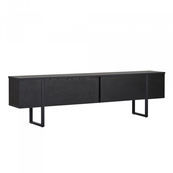 TV-b�nk Orost 180 cm - Wood black/svart