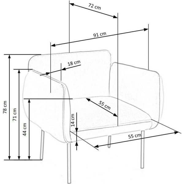 Brasil fåtölj - Grön Brasil fåtölj - Grön