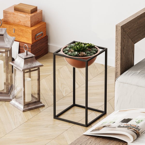 Pot Plato 22 - Noir/cuivre