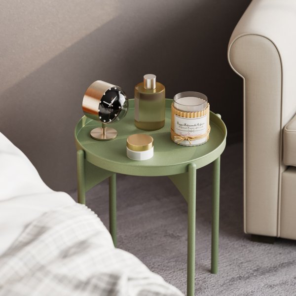 Vela salontafel Ø44 cm - Groen Vela salontafel Ø44 cm - Groen