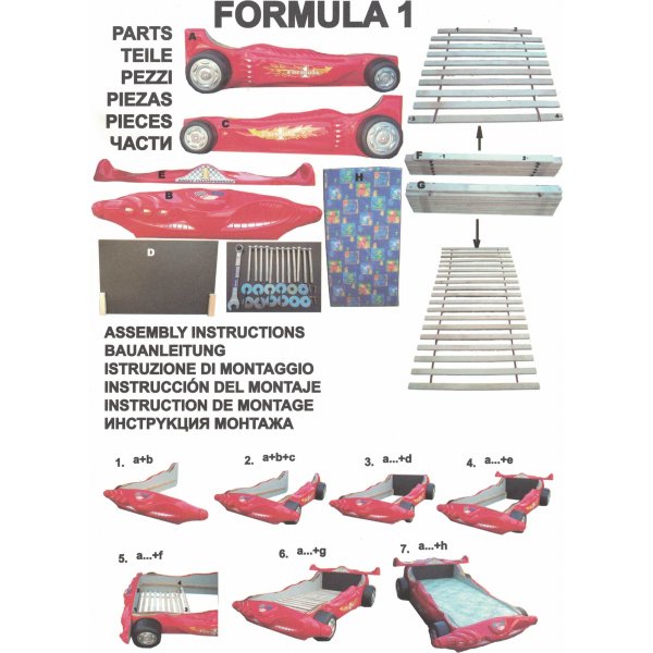 F-1 bil Philip barns�ng - Valfri f�rg!