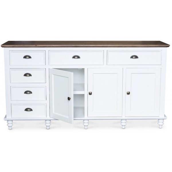 Victoria skänk - Vit/Brunbets Victoria skänk - Vit/Brunbets