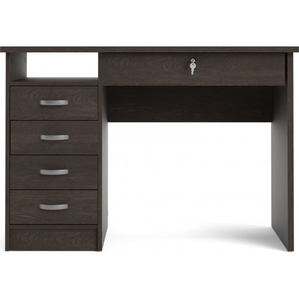 Bureau Function Plus avec 4 tiroirs 109,3 x 48,5 cm - Marron foncé Bureau Function Plus avec 4 tiroirs 109,3 x 48,5 cm - Marron foncé