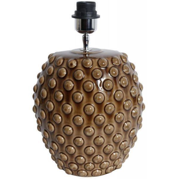 Bouble lampfot H37 cm - Brun (Glansig)