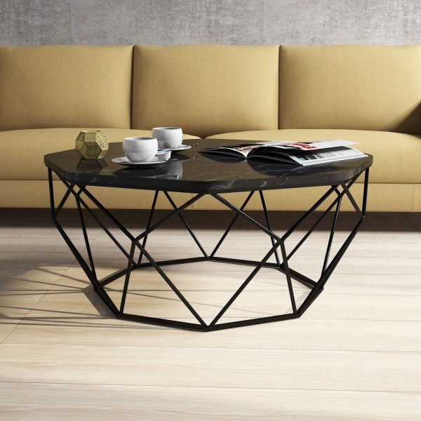 Table basse Diamond 90 x 90 cm - Marbre noir Table basse Diamond 90 x 90 cm - Marbre noir