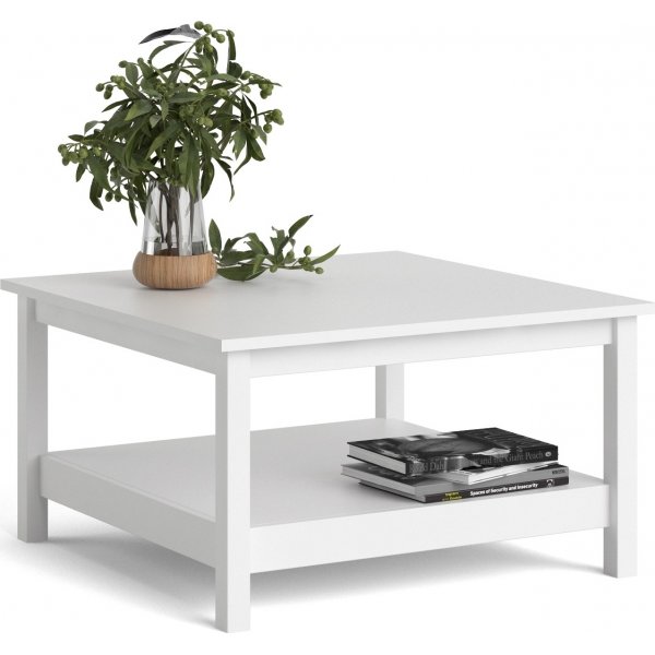 Table basse Madrid 81 x 81 cm - Blanc Table basse Madrid 81 x 81 cm - Blanc